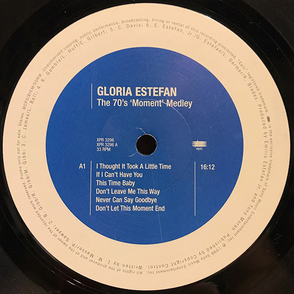 lataa albumi Gloria Estefan - The 70s Moment Medley