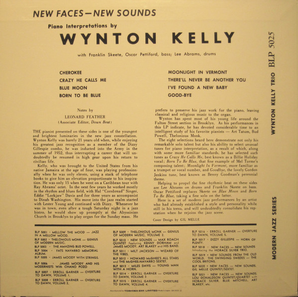 Album herunterladen Wynton Kelly Trio - New Faces New Sounds Wynton Kelly Piano Interpretations