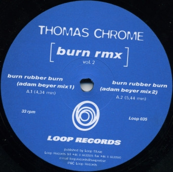 télécharger l'album Thomas Chrome - Burn Rmx Vol 2