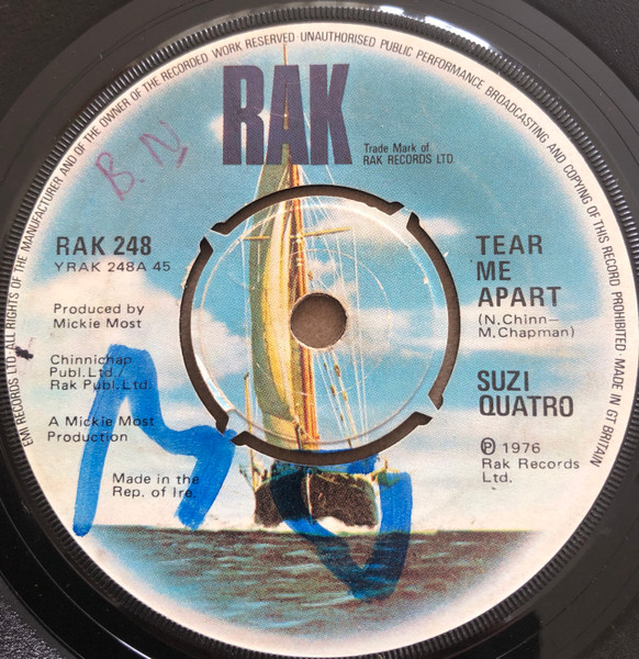 Suzi Quatro – Tear Me Apart (1977, Vinyl) - Discogs