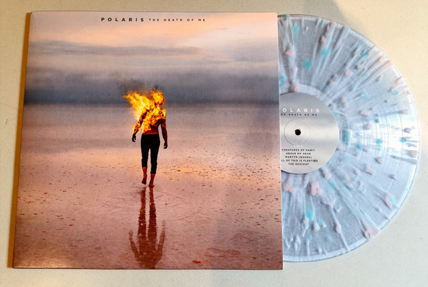 Polaris – The Death Of Me (2020, Clear W/ Blue And Pink Splatter