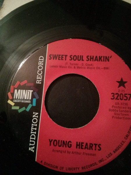 Young Hearts - Sweet Soul Shakin' / Girls | Releases | Discogs