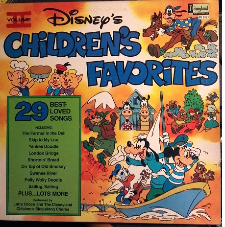 1979 Disney's Children's Favorites Vol 1 25 Best Loved Songs. Classic Vinyl  Record 