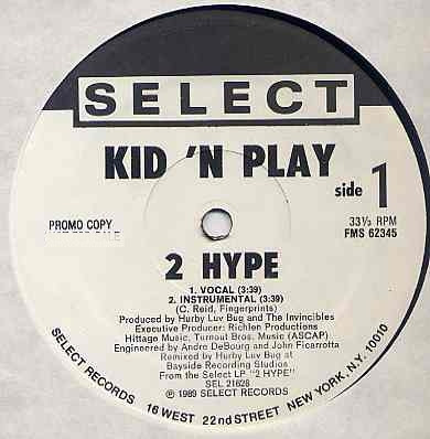 Kid'N'Play – 2 Hype (Dancin' Danny D Remix) (1988, Vinyl) - Discogs