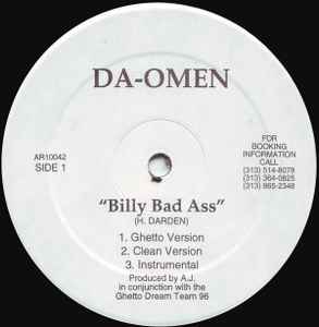 Da-Omen - Billy Bad Ass / Lyrical Vodka album cover