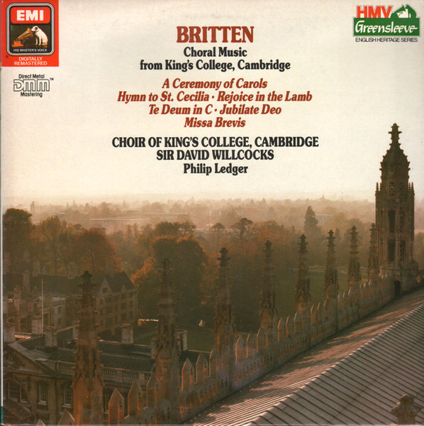 Britten – Choir of King's College, Cambridge • Sir David Willcocks