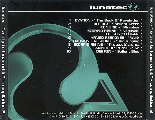 last ned album Download Various - Lunatec A Trip To Lunar Orbit Compilation 2 album