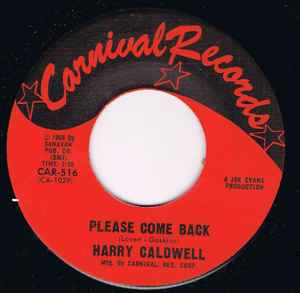 Harry Caldwell - Please Come Back / Nobody Loves Me album cover