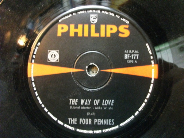 The Four Pennies – The Way Of Love / A Place Where No-One Goes