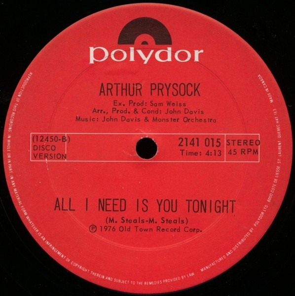 Arthur Prysock - When Love Is New | Polydor (2141 015) - 4