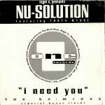 Cover of I Need You (The Remixes), 1993, Vinyl
