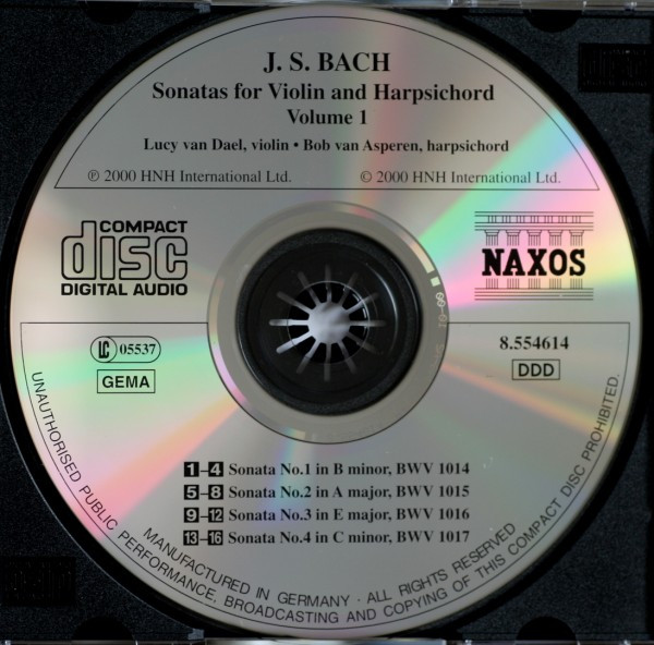 télécharger l'album JS Bach Lucy van Dael Bob van Asperen - Sonatas For Violin And Harpsichord Volume 2