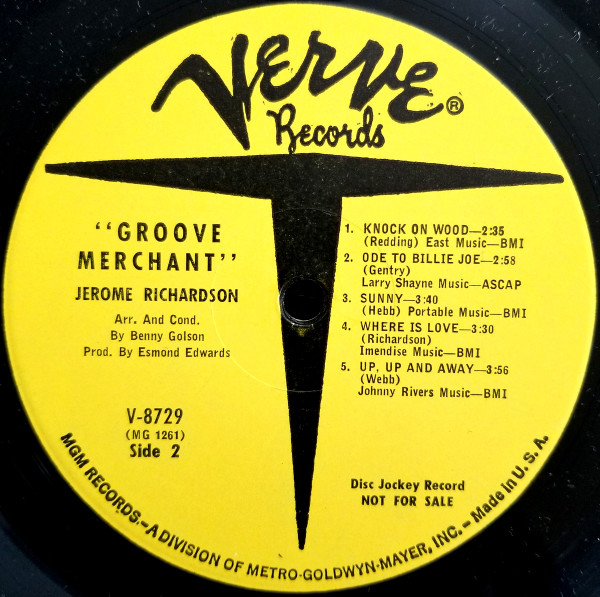descargar álbum Jerome Richardson - Groove Merchant