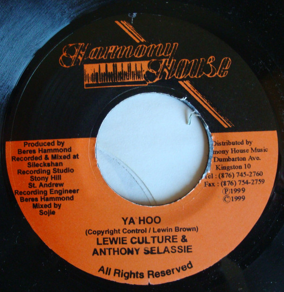 Louie Culture & Anthony Selassie – Ya Hoo (1999, Vinyl