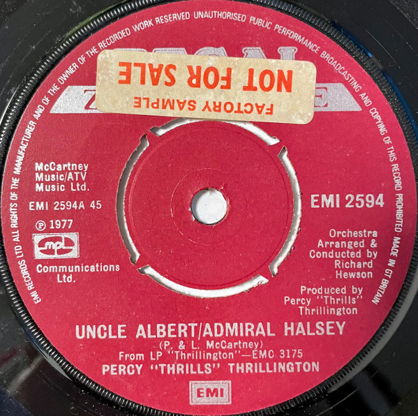 Uncle Albert / Admiral Halsey