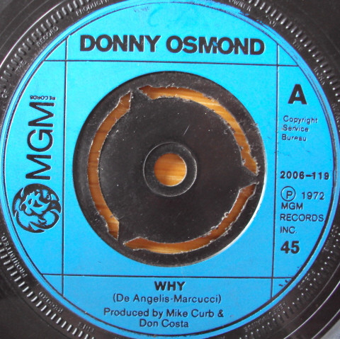 Donny Osmond – A Teenager In Love / Why (1972, Vinyl) - Discogs