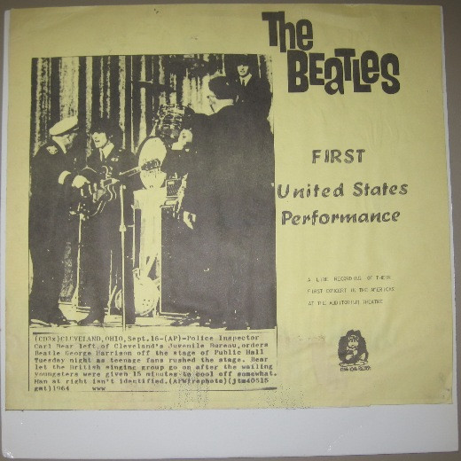 The Beatles – First United States Performance (1980, Vinyl) - Discogs