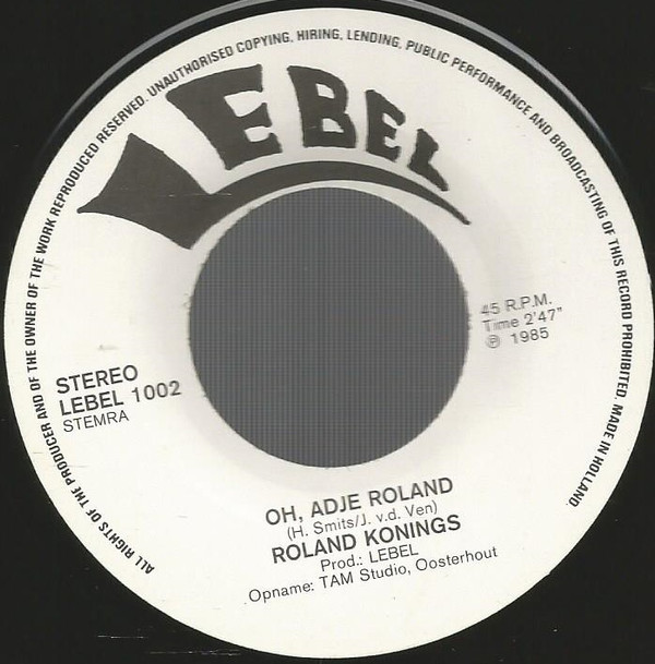 Album herunterladen Roland Konings - Oh Adje Roland