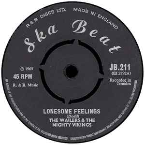 The Wailers – Lonesome Feelings / There She Goes (1965, Vinyl 