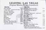 Cover of Leaving Las Vegas (Original Motion Picture Soundtrack), 1995, Cassette
