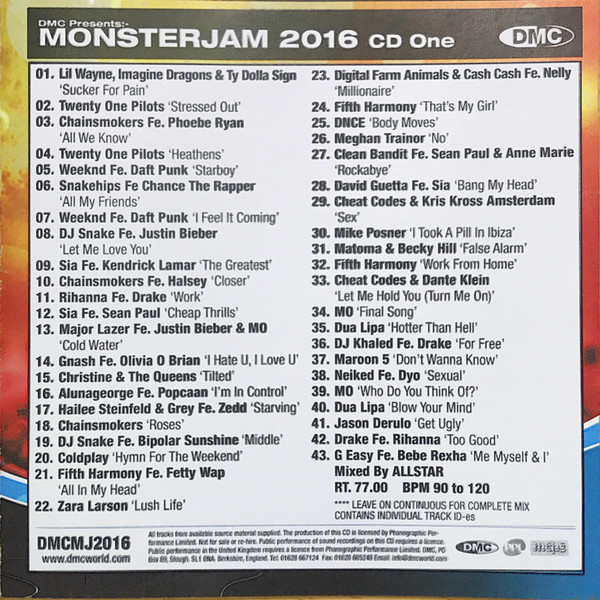 télécharger l'album Various - Monsterjam 2016