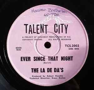 The La De Das - Ever Since That Night album cover