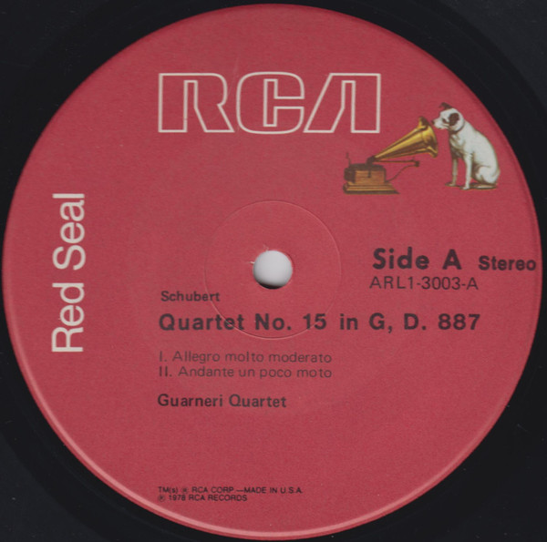 télécharger l'album Schubert Guarneri Quartet - Quartet No 15 In G D 887