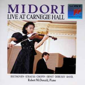 Midori Goto - Live At Carnegie Hall album cover