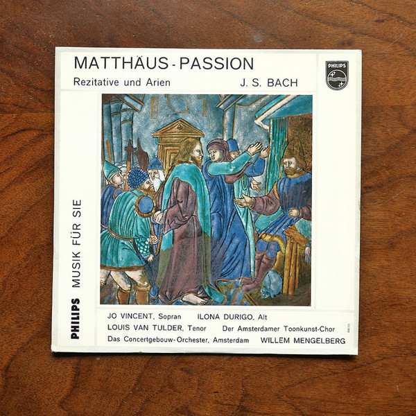 ladda ner album J S Bach , Concertgebouworkest , Willem Mengelberg - Matthäus Passion