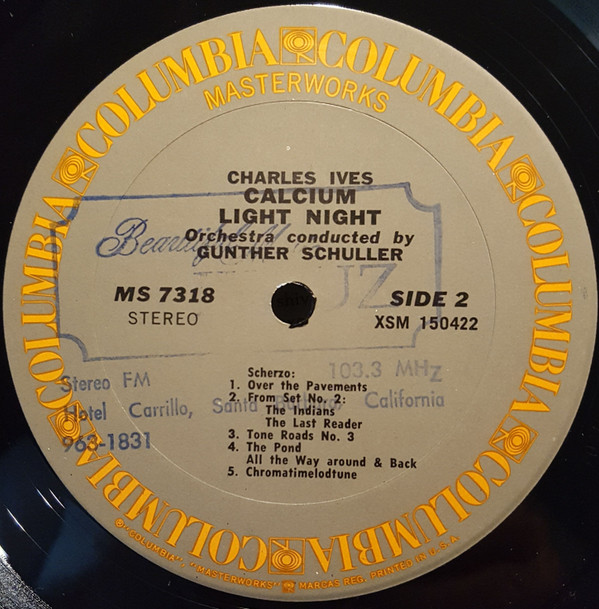 last ned album Charles Ives - Calcium Light Night