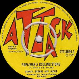 Sidney, George And Jackie – Papa Was A Rolling Stone (1973, 4 