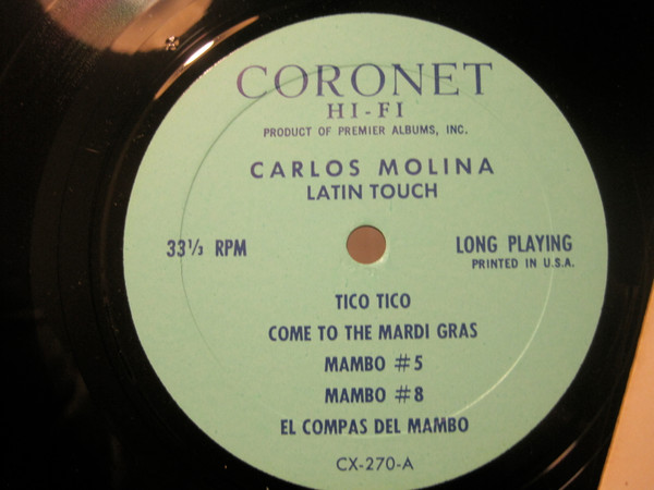 last ned album Carlos Molina And His Orchestra - Latin Touch