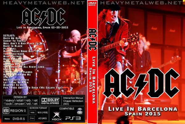 AC/DC – Live In Barcelona 2015) (2016, DVDr)