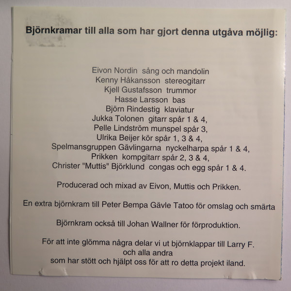 lataa albumi Eivon Nordin - Ensamhetens Fåglar