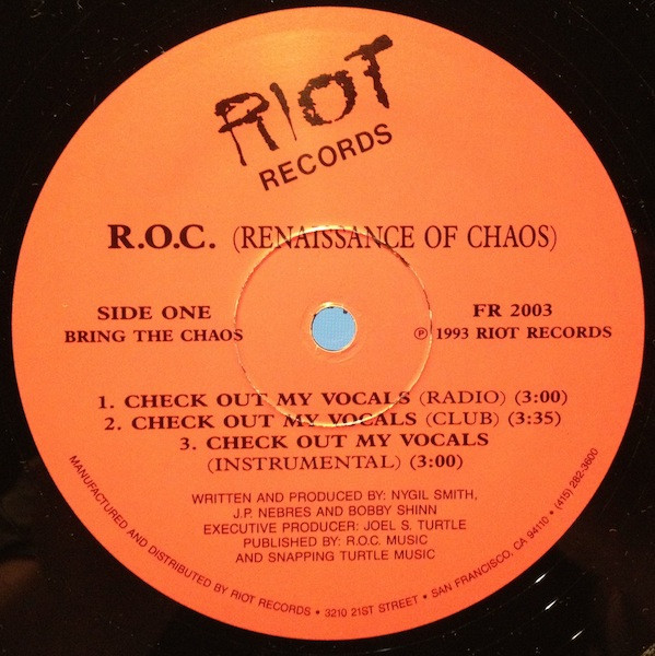 R.O.C. - Bring The Chaos | Releases | Discogs