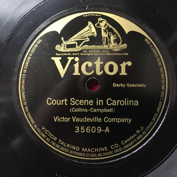 Album herunterladen Victor Vaudeville Company - Court Scene In Carolina Darktown Campmeetin Experiences