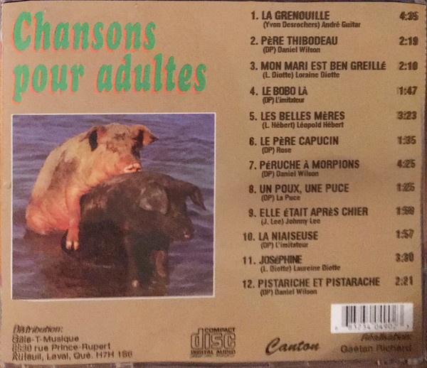 descargar álbum Various - Chansons Pour Adultes