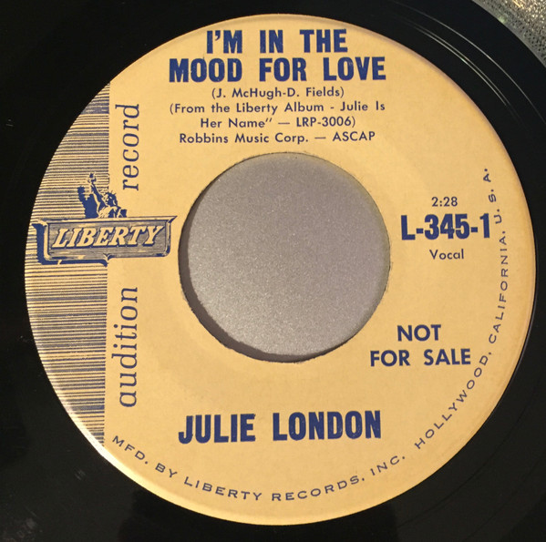 baixar álbum Julie London - Im In The Mood For Love