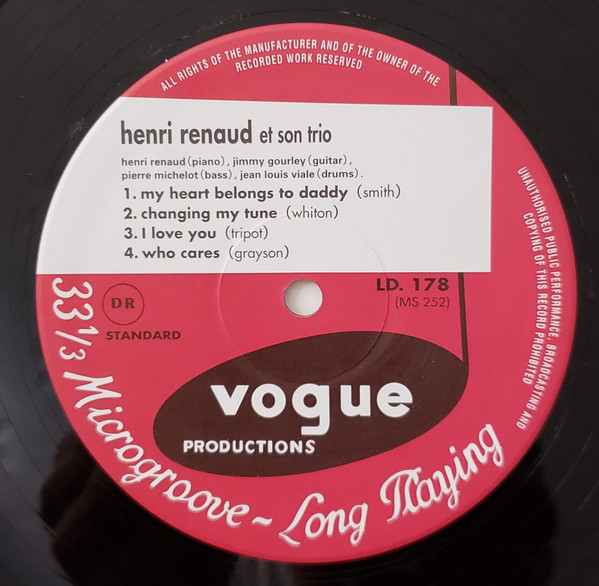 descargar álbum Henri Renaud Et Son Trio - Henri Renaud Et Son Trio