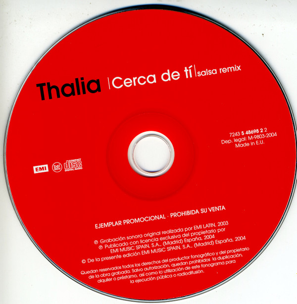 baixar álbum Thalia - Cerca De Tí Salsa Remix