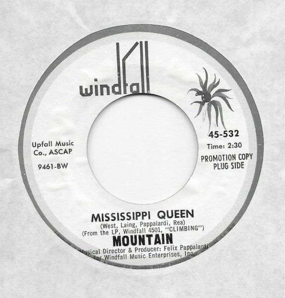 Mountain – Mississippi Queen (1970, Vinyl) - Discogs