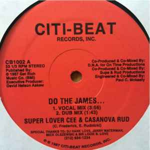 Super Lover Cee & Casanova Rud – Do The James... (1987, Vinyl