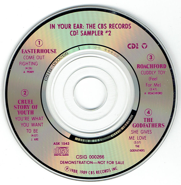 last ned album Various - In Your Ear The CBS Records CD3 Sampler 2