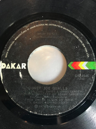 Sidney Joe Qualls – Run To Me (1974, Vinyl) - Discogs