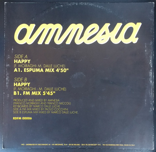 Album herunterladen Amnesia - Happy