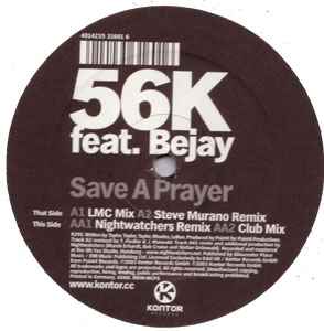 Portada de album 56K - Save A Prayer
