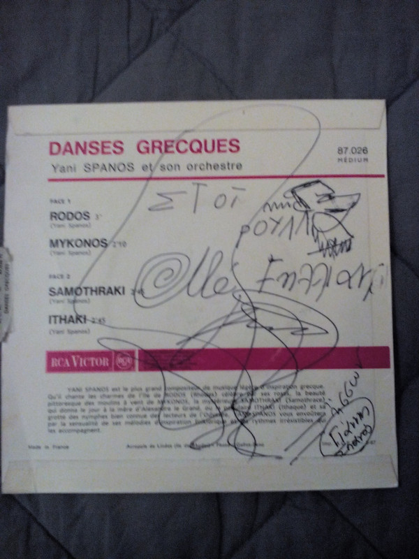 last ned album Yani Spanos - Danses Grecques