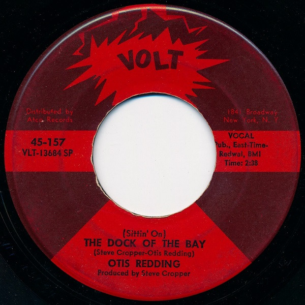 Otis Redding – (Sittin' On) The Dock Of The Bay (1968, PL Plastic