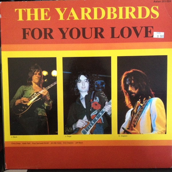 The Yardbirds – For Your Love (Vinyl) - Discogs