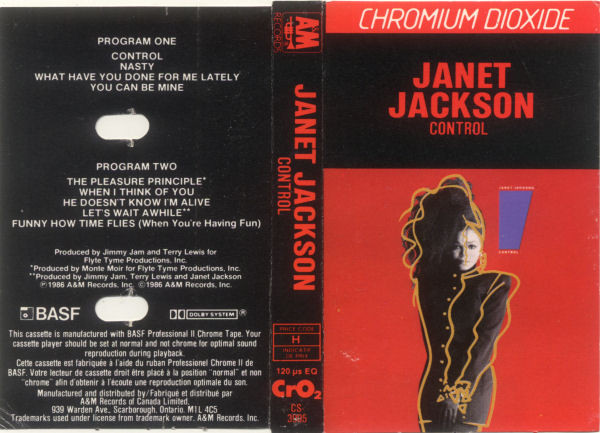 Janet Jackson - Control | A&M Records (CS-3905) - 5